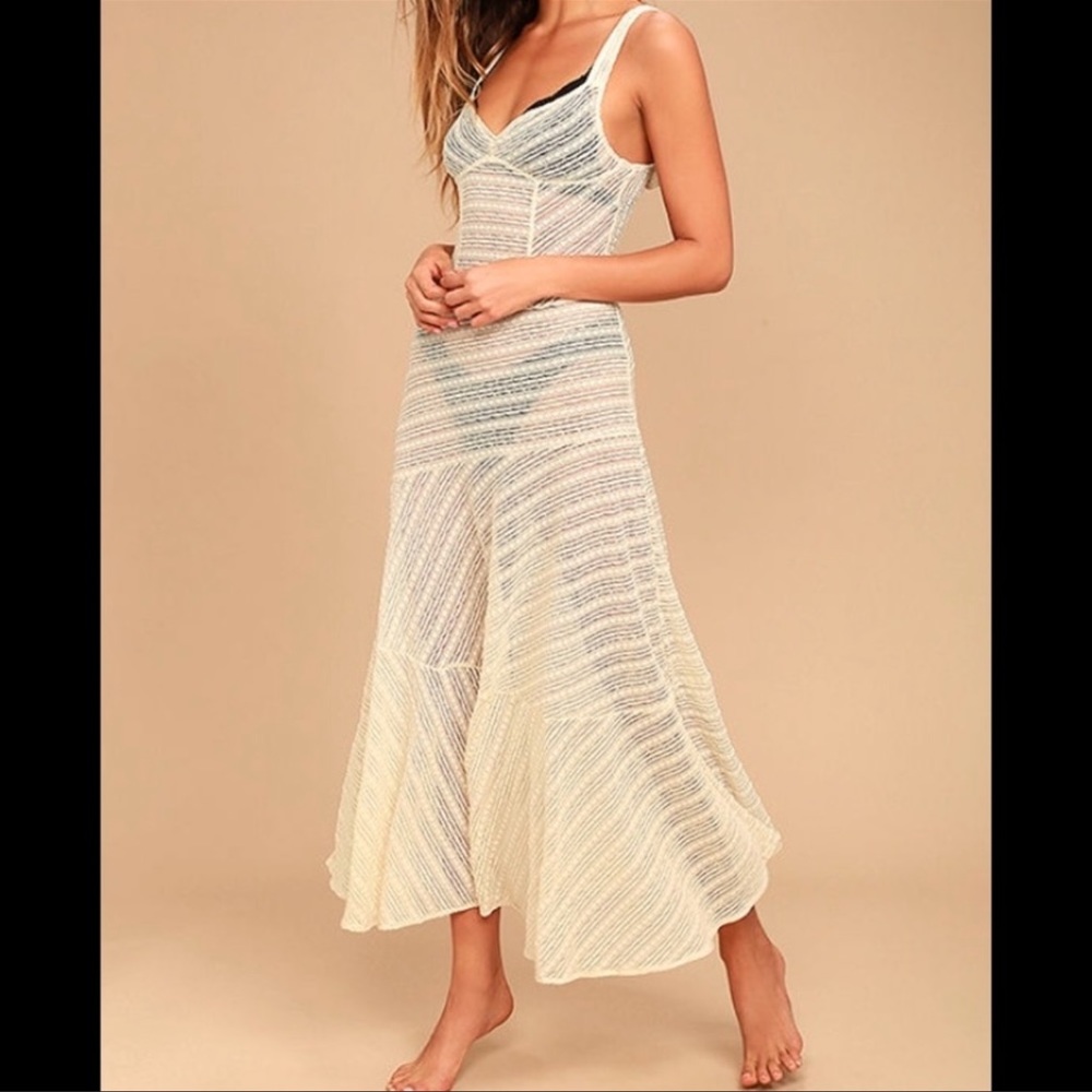 Free people love story lace dress NWT